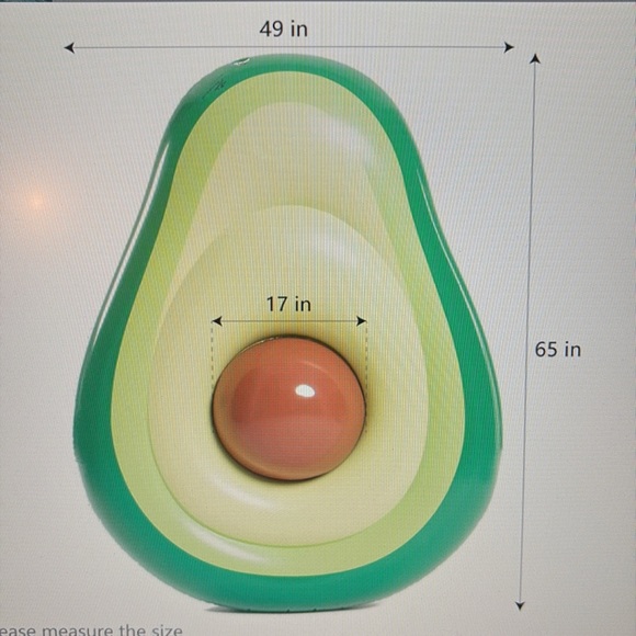 Avocado Pool Float NEW - Picture 6 of 6
